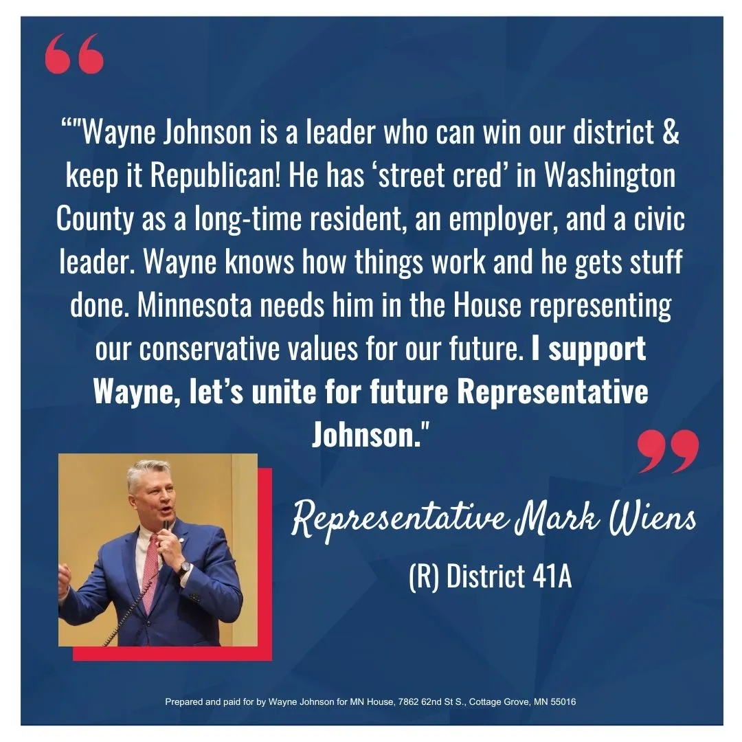 Vote Wayne Johnson 41A