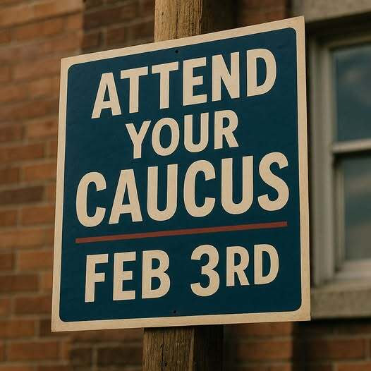 Caucus Sign Precinct Caucuses | Wayne Johnson | House of Representatives District 41A
